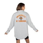 Tennessee Gameday Couture Way To Go Fleece Applique Shacket